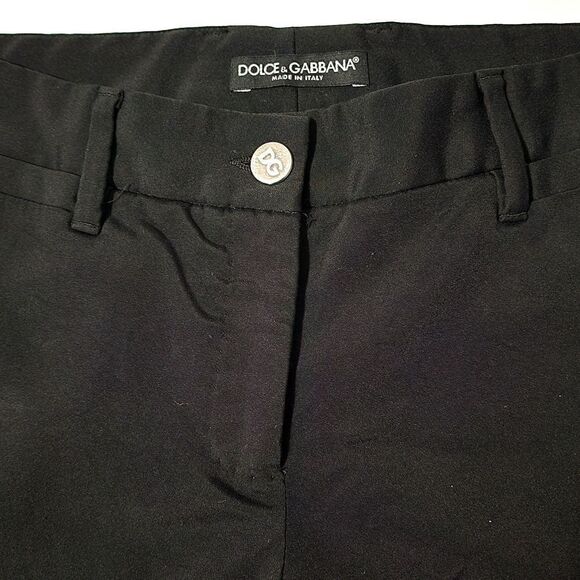 Dolce & Gabbana sleek polished slacks sz 8 to 10 - US sz42 Italian 30 in waist - Picture 1 of 11